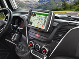 Alpine X903D-ID, automobilinė multimedija su navigacija, Apple CarPlay ir Android Auto - Navigacijos ekranas su žemėlapiu ir mygtukais