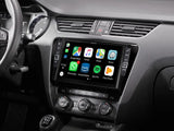 Alpine X903D-OC3, automobilinė multimedija- navigacija su TomTom žemėl - ekranas su programėlėmis ir vairas