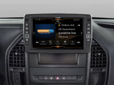 Alpine X903D-V447, automobilinė multimedija su navigacija, Apple CarPlay ir Android Auto - šoniniai valdymo mygtukai ir ventiliacijos grotelės
