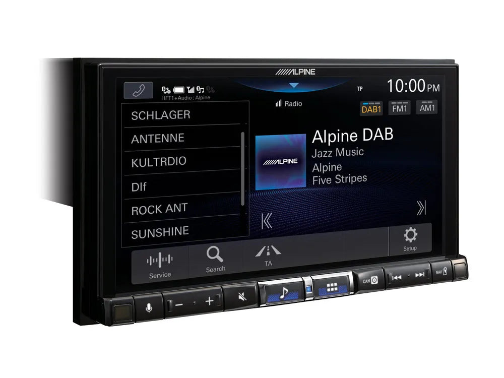 Alpine iLX-705DM, 2DIN multimedijos grotuvas su 7″ HD ekranu ir Apple CarPlay