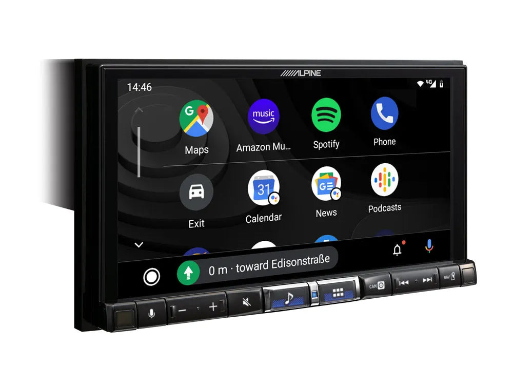 Alpine iLX-705DM, 2DIN multimedijos grotuvas su 7″ HD ekranu ir Apple CarPlay