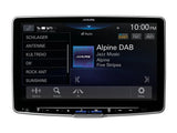 Alpine iLX-F115D, 11" automobilinė multimedija 1DIN korpusu su DAB+, Apple CarPlay ir Android Auto