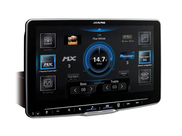 Alpine iLX-F905D, 9-ių colių multimedija su DAB+, Apple CarPlay ir Android Auto