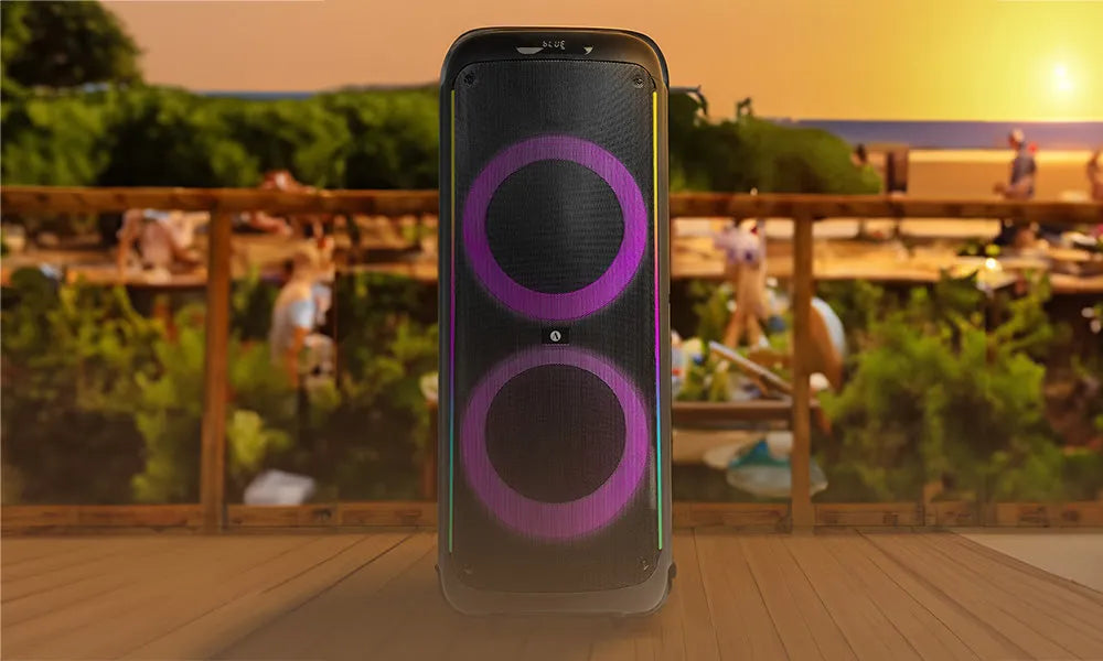 Arcsound Haze XXL, 200W nešiojama garso kolonėlė, sistema su bevieliu mikrofonu