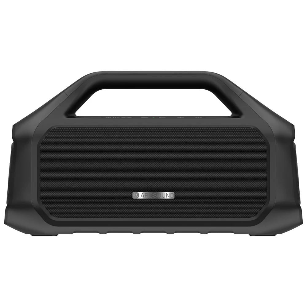 Arcsound STEAM, nešiojama Bluetooth kolonėlė, 200W - viršutinė rankena ir valdymo mygtukai