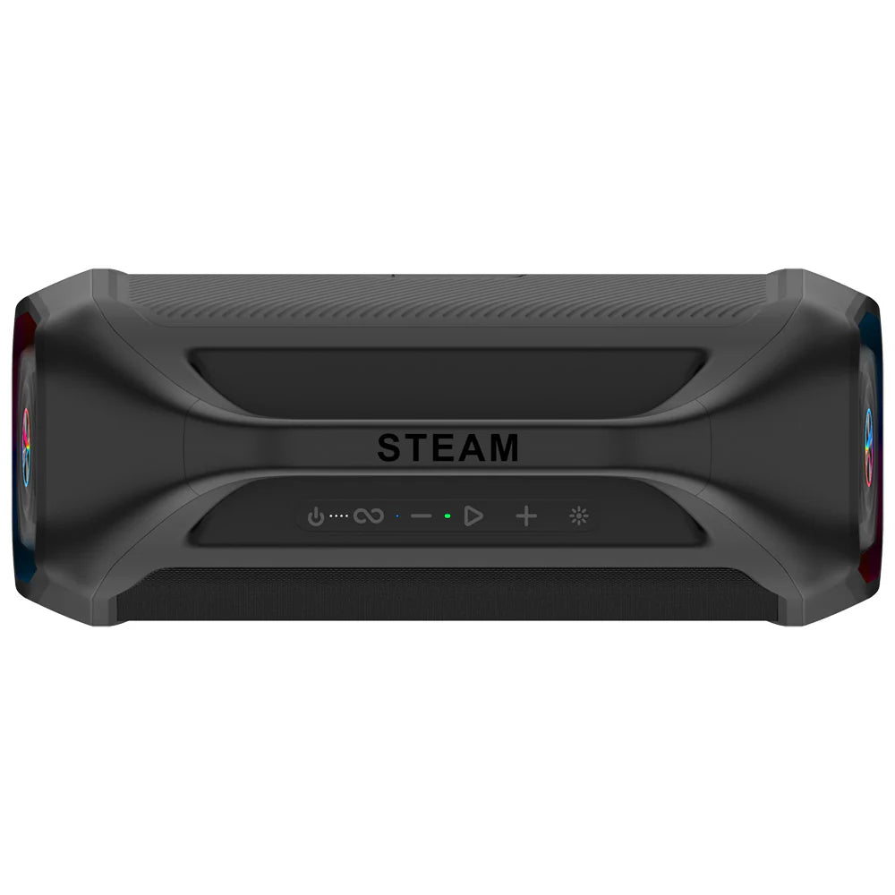 Arcsound STEAM, nešiojama Bluetooth kolonėlė, 200W - viršutinė panelė su mygtukais