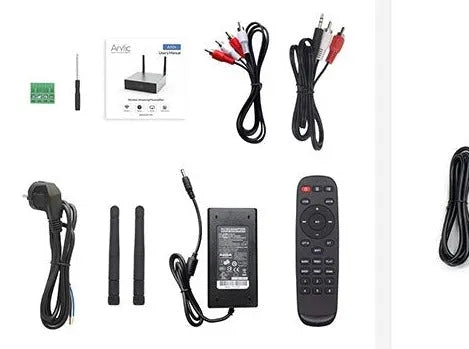 Arylic A50+, išmanus stereo stiprintuvas su tinklo grotuvu 2x50W