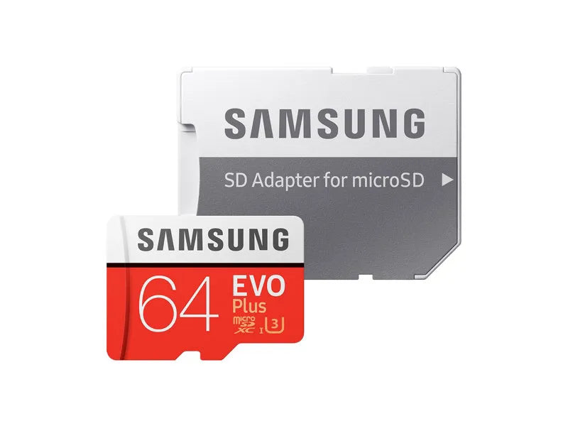 Atminties kortelė Samsung EVO+, 64GB microSDHC klasė 10 UHS-1