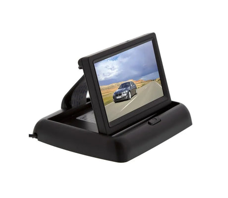Atsidarantis monitorius galinio vaizdo kamerai 4.3"