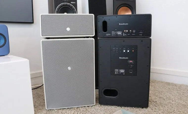 Audio Pro DRUMFIRE, belaidė grindinė garso kolonėlė (įvairių spalvų)