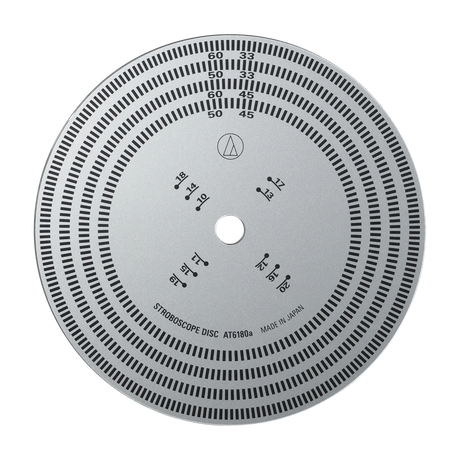 Audio-Technica AT6180a, stroboskopinis diskas