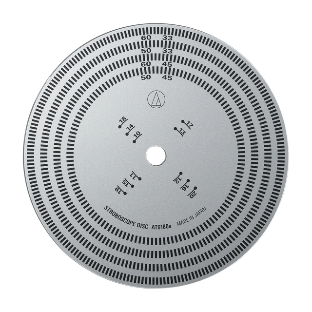 Audio-Technica AT6180a, stroboskopinis diskas