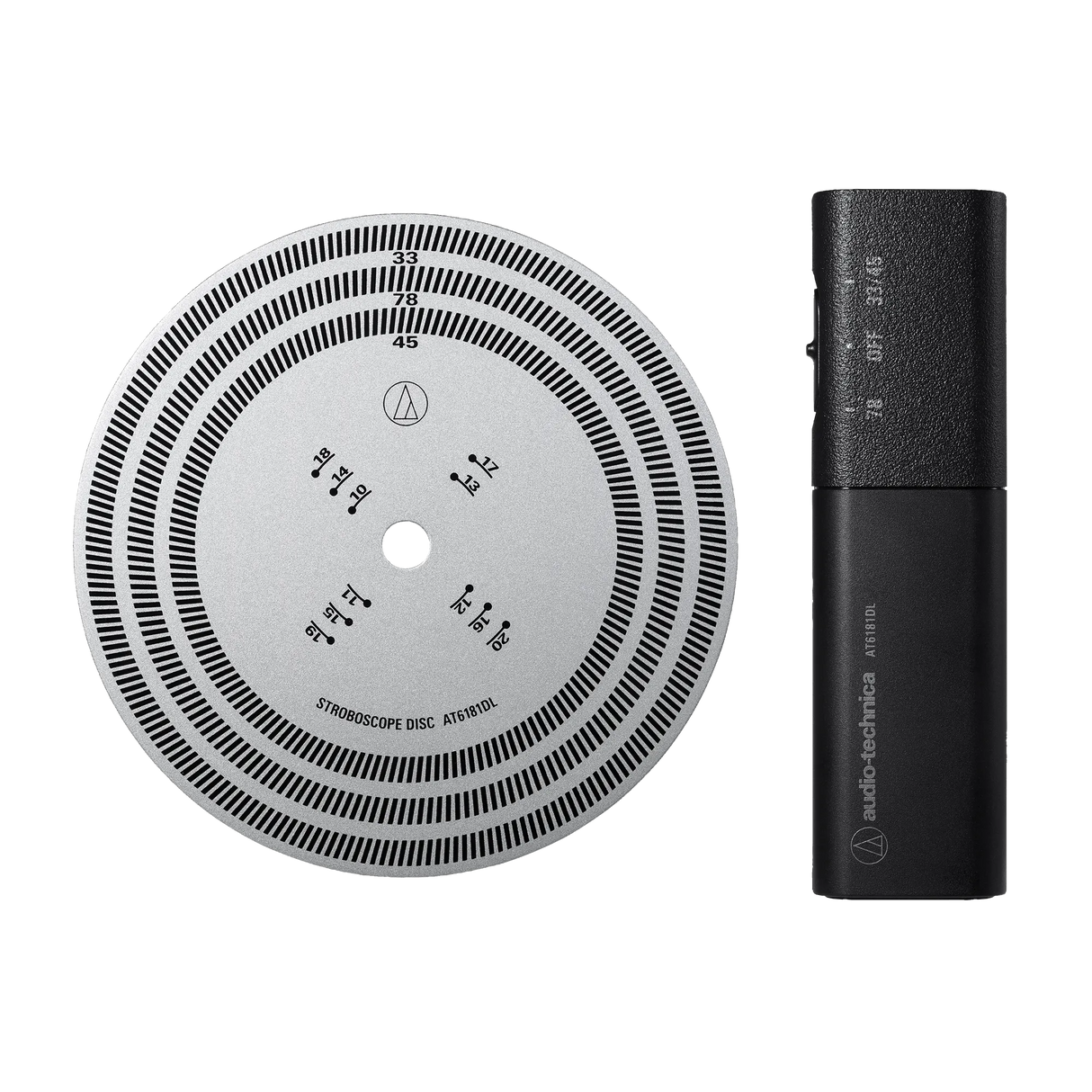 Audio-Technica AT6181DL, stroboskopinis diskas su žibintuvėliu
