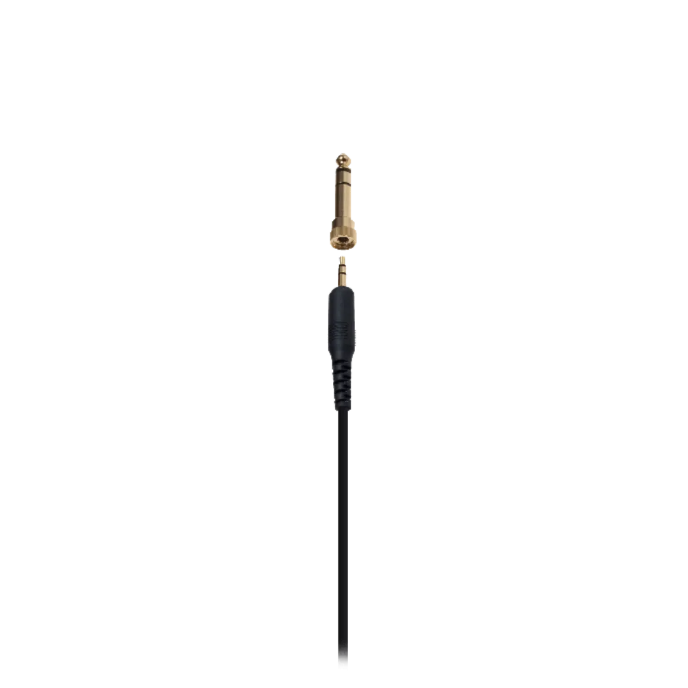 Audio-Technica ATH-AD900X, audiofilinės Open-Air ausinės - Auksinis adapteris ir ausinių kištukas