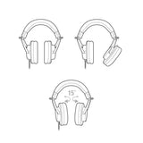Audio-Technica ATH-M20x, Over-Ear profesionalios monitorinės ausinės