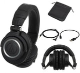 Audio-Technica ATH-M50xBT, Over-Ear belaidės ausinės - Sulankstytos ausinės, laidai ir dėklas