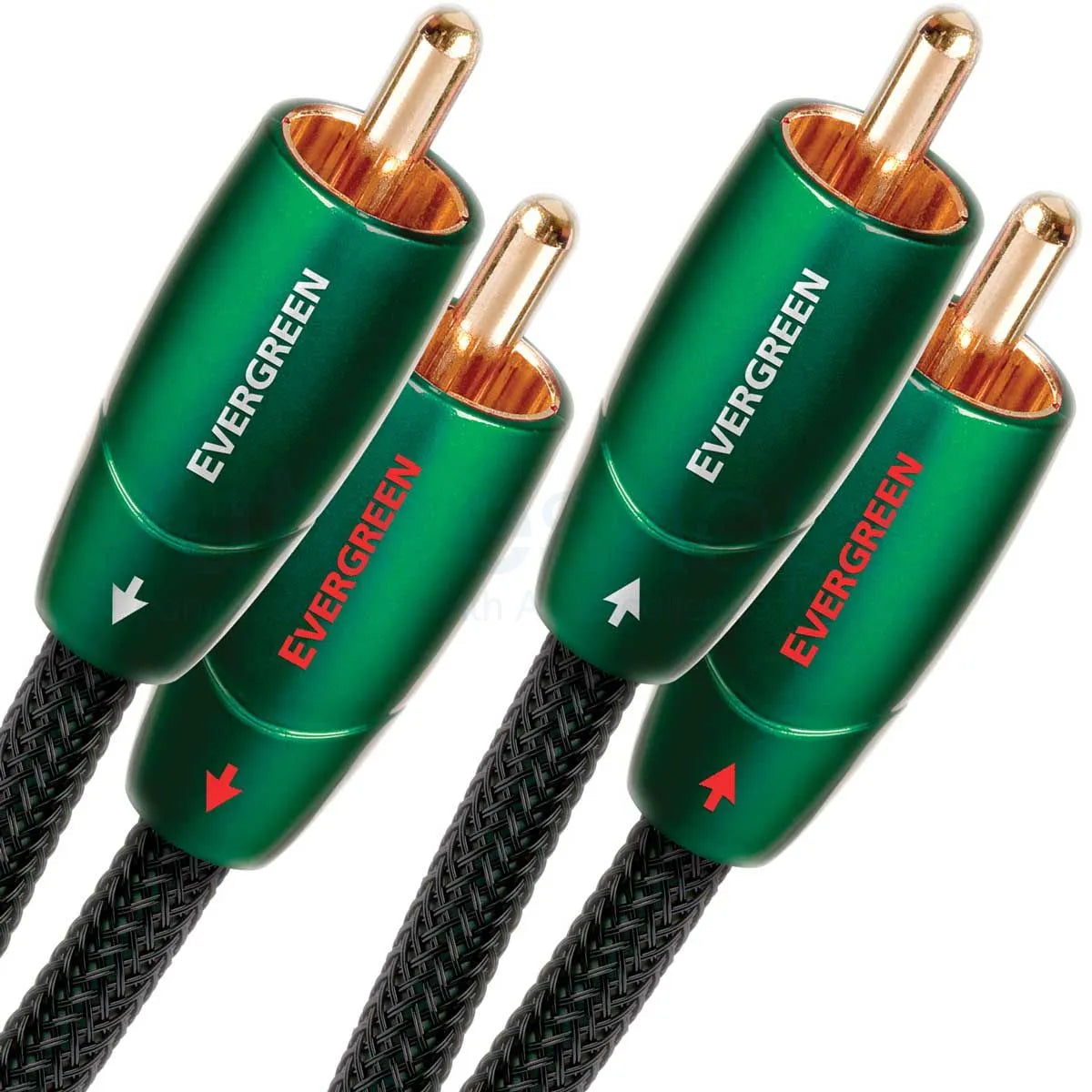 AudioQuest Evergreen 2 RCA to 2 RCA, signalinis RCA kabelis 1.5m