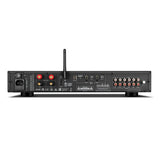 Audiolab 6000A MKII, integruotas stereo garso stiprintuvas - Galinė panelė su jungtimis ir antena