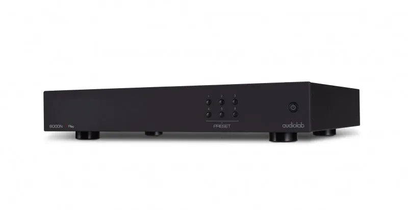 Audiolab 6000N Play, Bevielis tinklo grotuvas - valdymo mygtukai ir maitinimo jungiklis