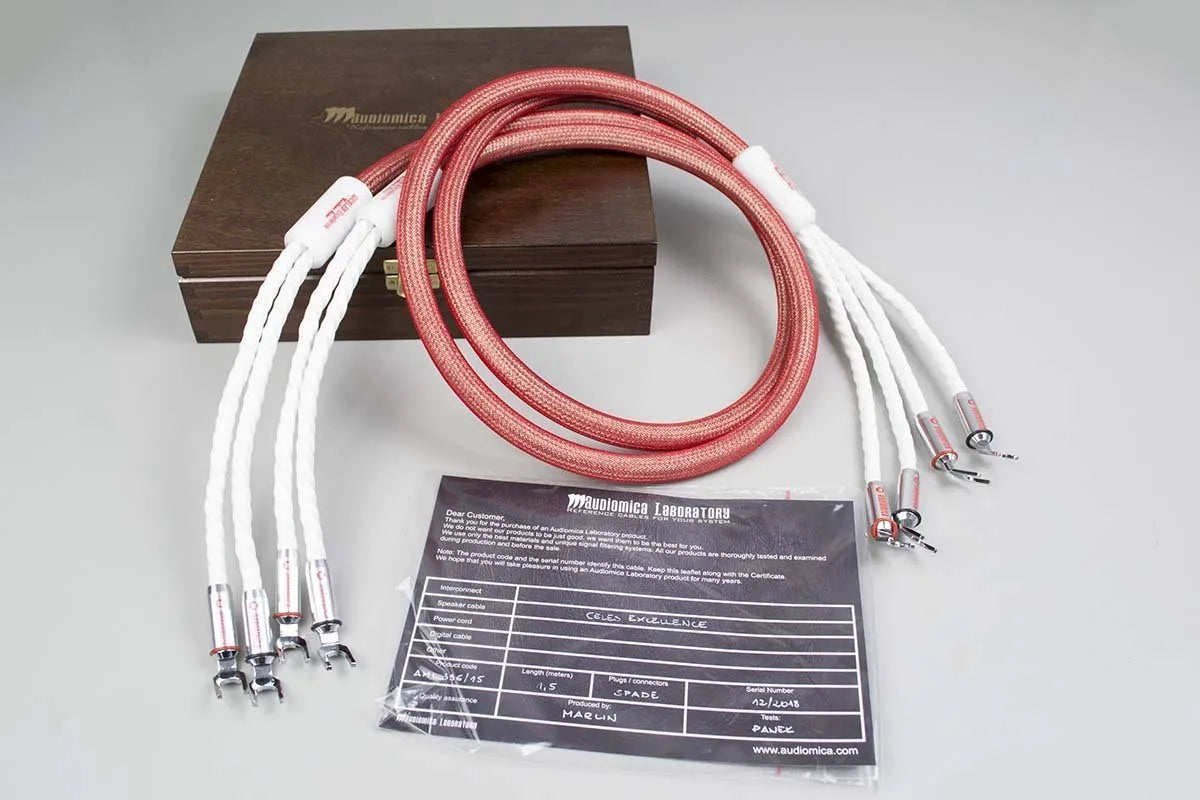Audiomica Celes Excellence, signaliniai kabeliai