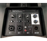Audiophony MOJO500LINE, nešiojama garso sistema - Galinė panelė su jungtimis ir valdikliais