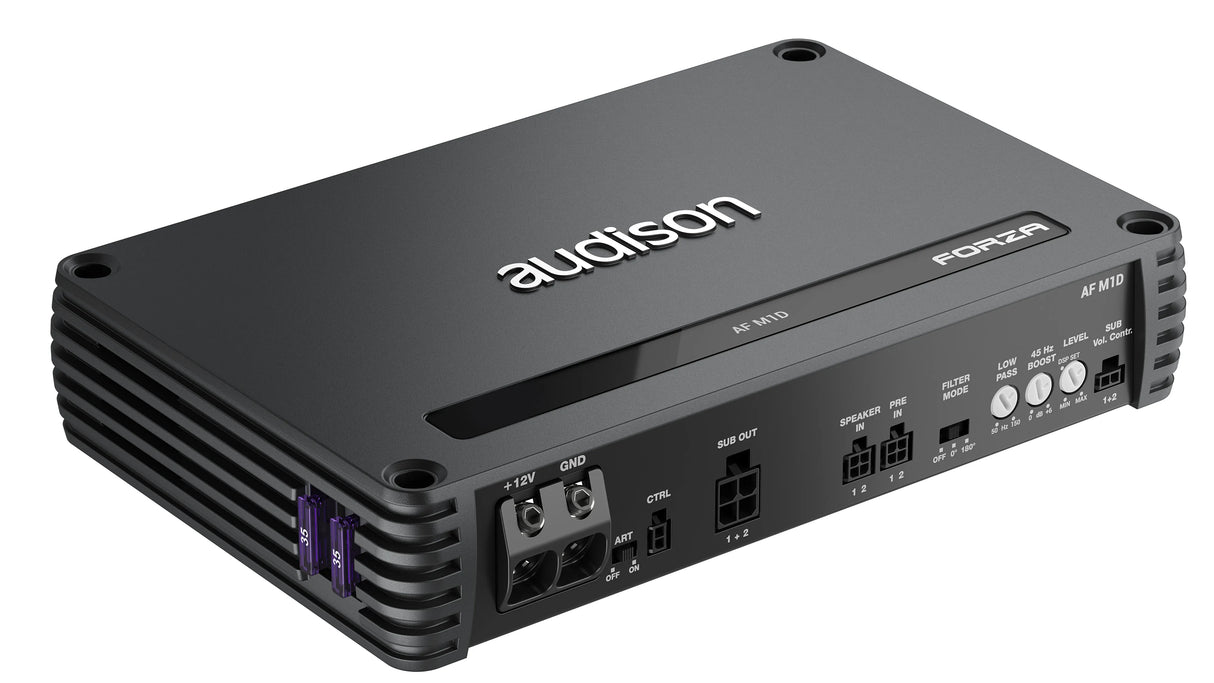 Audison AF M1D, automobilinis mono garso stiprintuvas