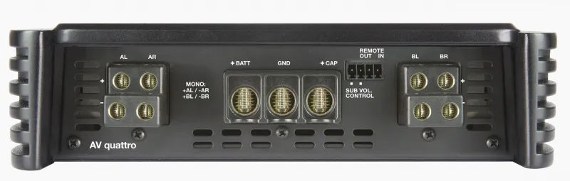 Audison AV Quattro, automobilinis garso stiprintuvas