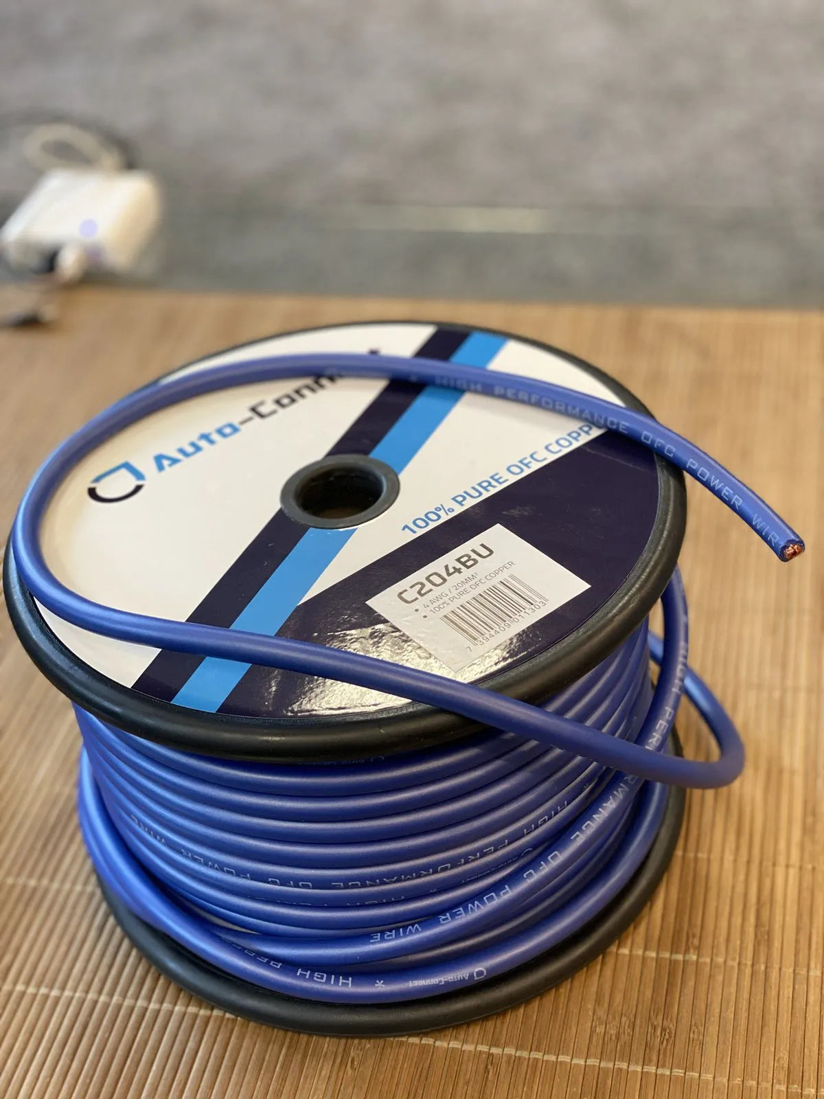 Auto Connect 4 AWG / 20mm2 C204BU (100% OFC), maitinimo kabelis