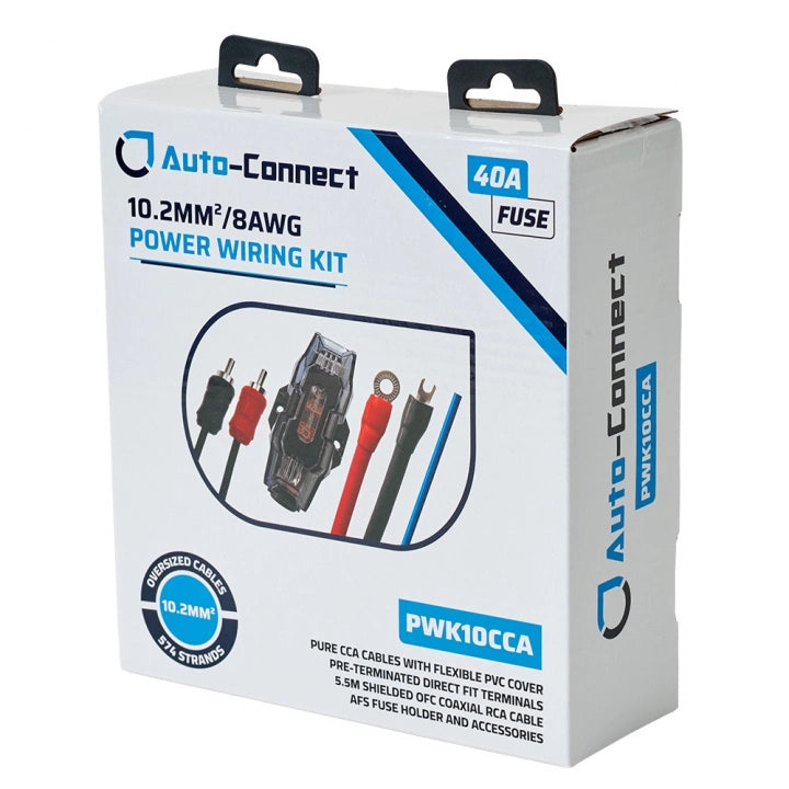 Auto-Connect PWK10CCA, 10.2 mm² kabelių rinkinys garso stiprintuvams