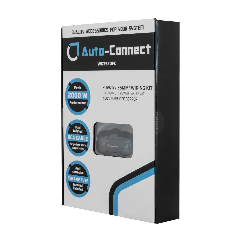 Auto Connect WK352OFC, (OFC) 35 mm² / 2 AWG laidų rinkinys