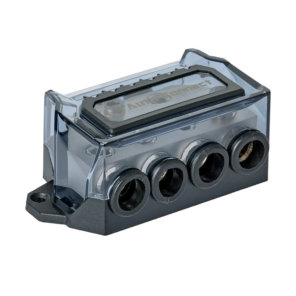 Auto-Connect L1DB5324, 53 mm², 2 to 4, galios paskirstymo blokas, skirtas iš dviejų įėjimų paskirstyti maitinimą keturiems išėjimams