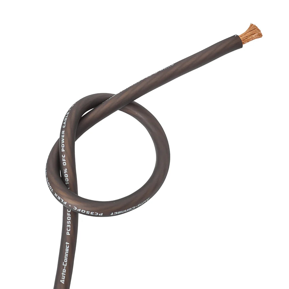 Auto Connect PC35OFCB, 35.5mm² / 2 AWG maitinimo kabelis iš 100% OFC