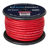 Auto Connect PC35OFCR, 35.5mm² / 2 AWG maitinimo kabelis iš 100% OFC