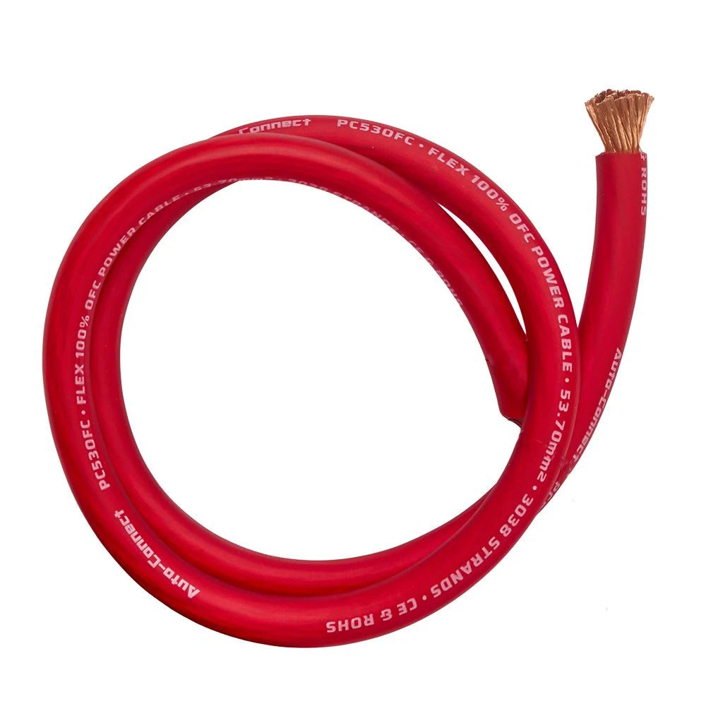 Auto Connect PC53OFCR, 53.7mm² / 0 AWG maitinimo kabelis iš 100% OFC