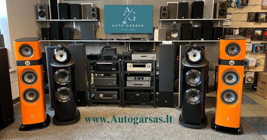 Autogarsas salonas Kaune – garso kolonėlės ir aparatūra (Focal, Bowers & Wilkins)
