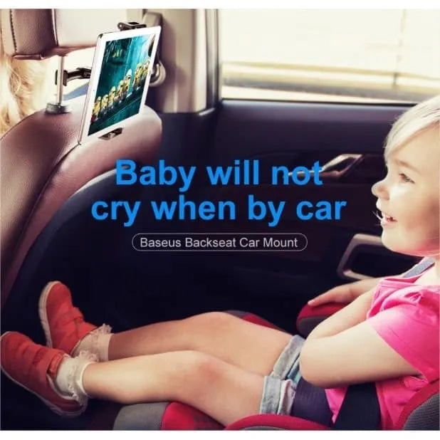 BASEUS SUHZ-01, iPad, iPhone laikilis - Laikiklis pritvirtintas prie automobilio galvos atramos