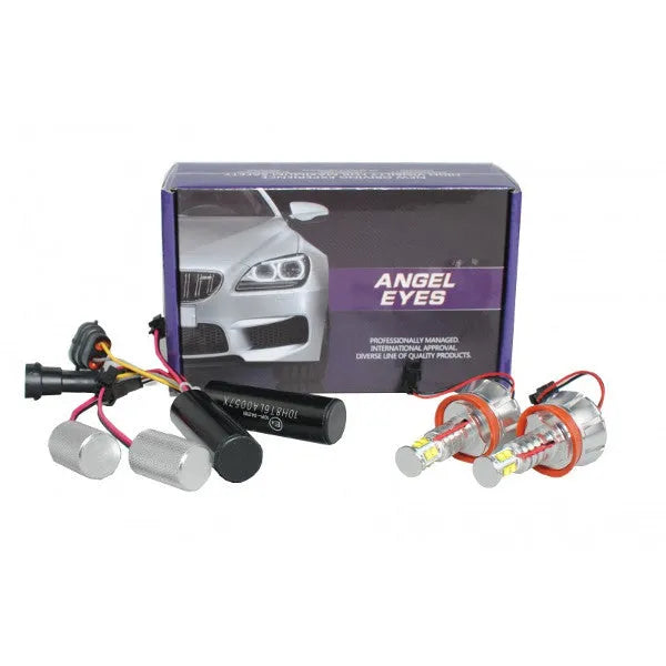 BMW LED Marker H8 40W x2 Cree LED - Pakuotė su LED lemputėmis ir laidais
