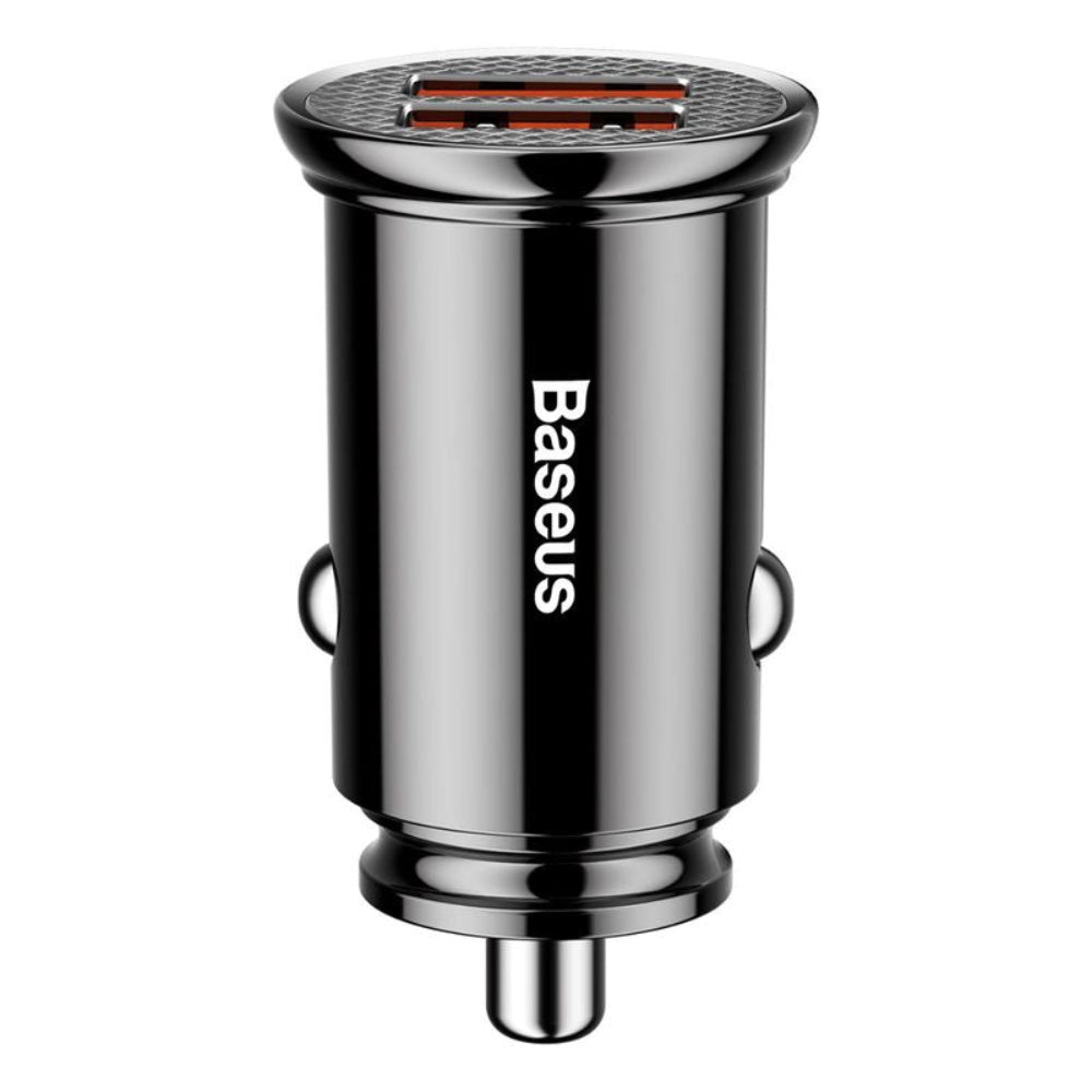 Baseus CCALL-YD01, automobilinis įkroviklis, 30W, 2x USB, QC3.0