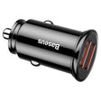 Baseus CCALL-YD01, automobilinis įkroviklis, 30W, 2x USB, QC3.0