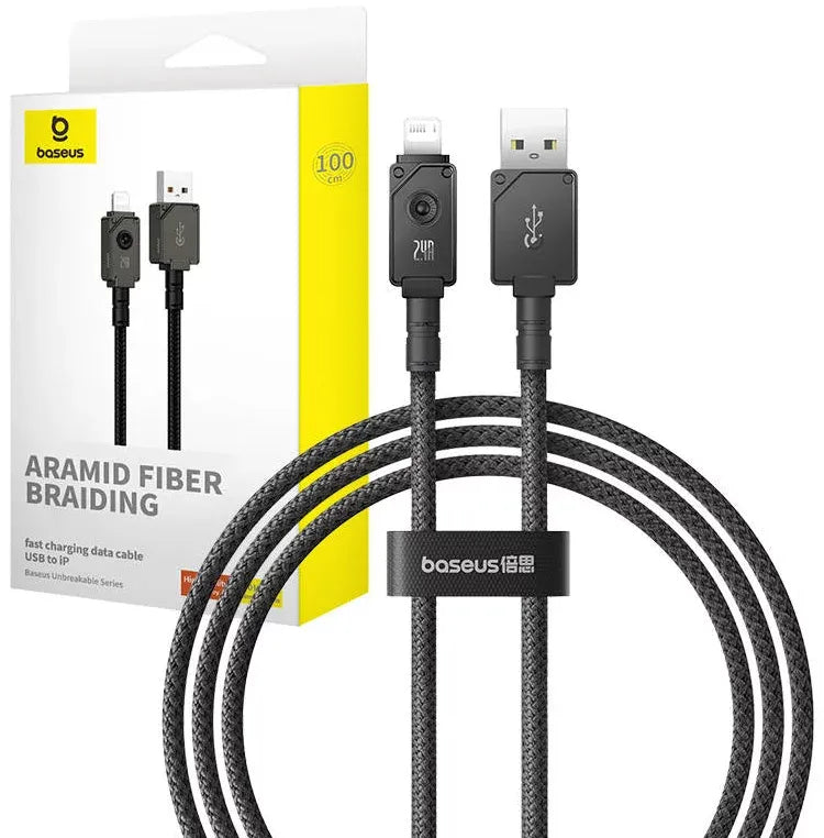 Baseus Explorer 2.4A, (1.0m) greito įkrovimo USB kabelis