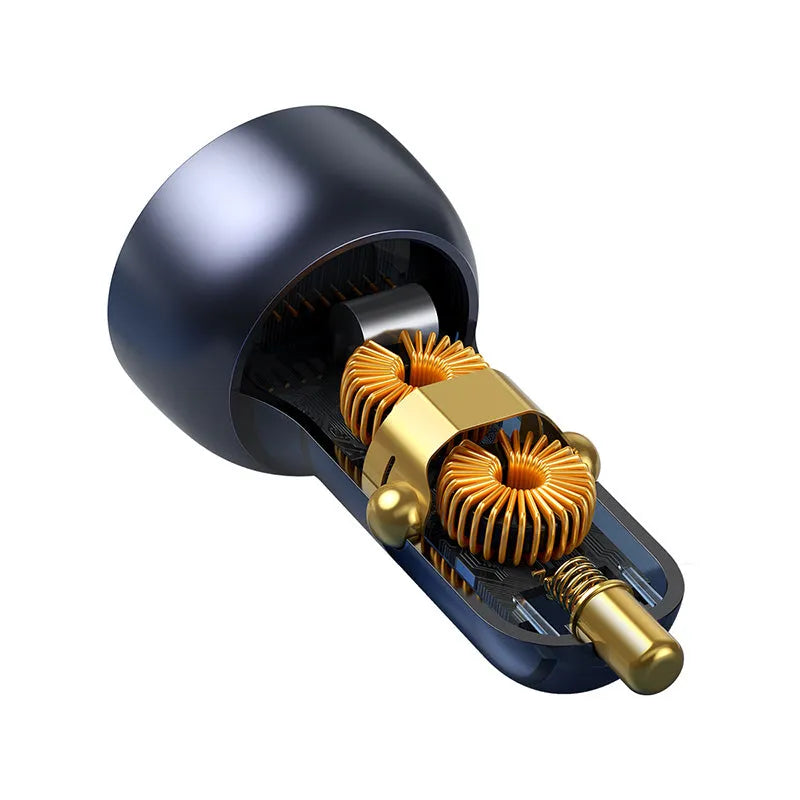 Baseus Metal PPS Dual QC, automobilinis įkroviklis