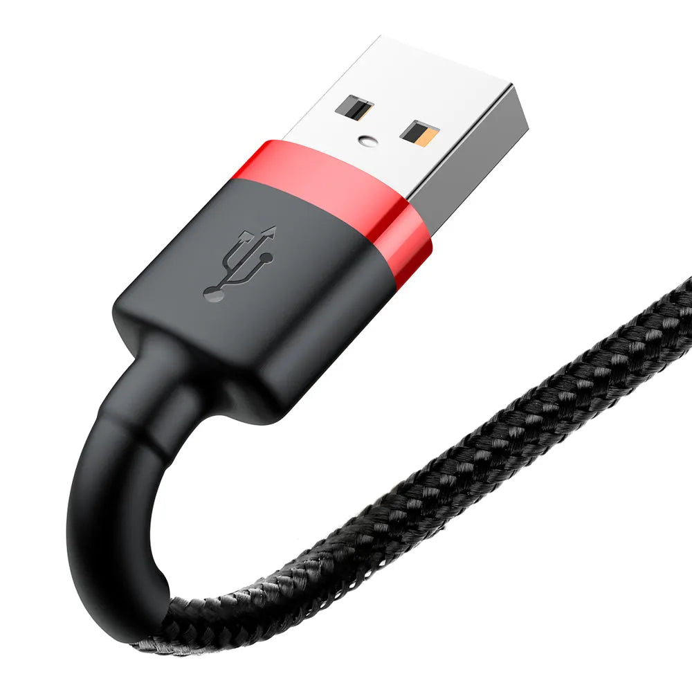 Baseus USB Lightning Apple iPhone/iPad įkrovimo ir duomenų perdavimo kabelis 2.4A, 1.0m
