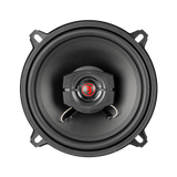 Bass Habit Rebel R130, 13 cm koaksialiniai automobiliniai garsiakalbiai - Juodas garsiakalbis su raudonu logotipu