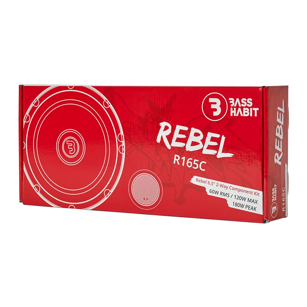 Bass Habit Rebel R165C, 16.5cm komponentiniai garsiakalbiai