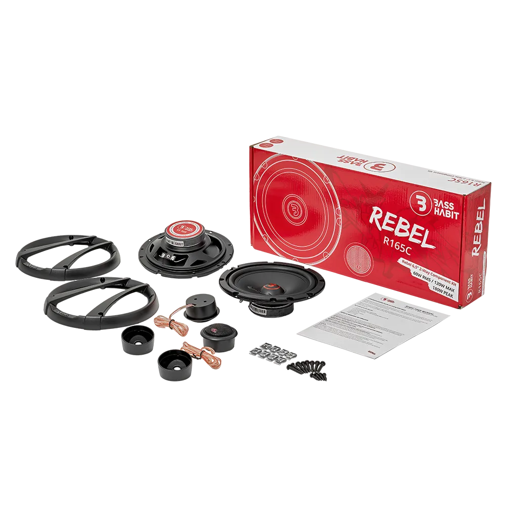 Bass Habit Rebel R165C, 16.5cm komponentiniai garsiakalbiai