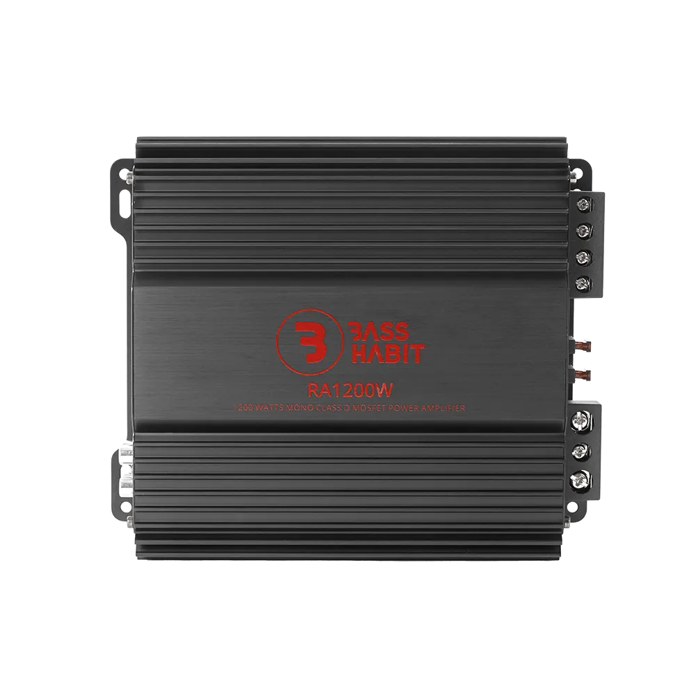 Bass Habit Rebel RA1200W, mono automobilinis garso stiprintuvas 600W