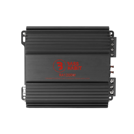 Bass Habit Rebel RA1200W, mono automobilinis garso stiprintuvas 600W