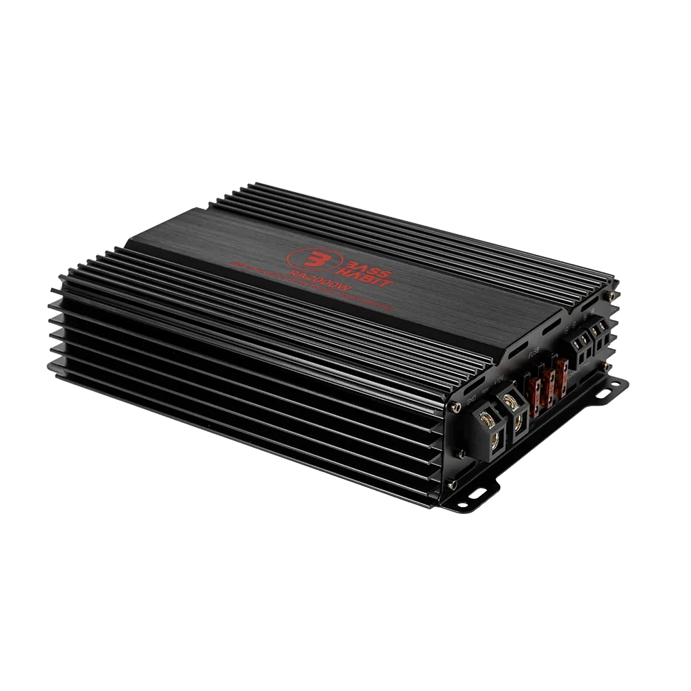 Bass Habit Rebel RA2000W, mono automobilinis garso stiprintuvas 1000W
