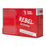 Bass Habit Rebel RA2000W, mono automobilinis garso stiprintuvas 1000W