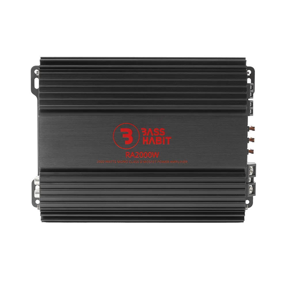 Bass Habit Rebel RA2000W, mono automobilinis garso stiprintuvas 1000W